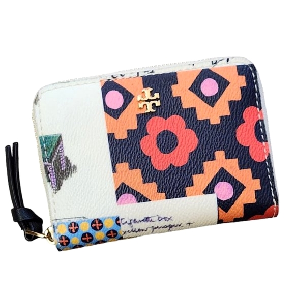 Tory Burch Bags Tory Burch Kerrington Zip Coin Case Wallet Clutch